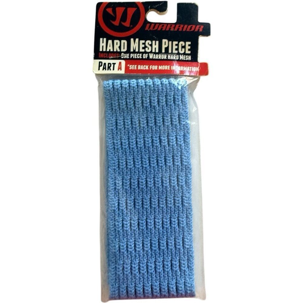 Brand New Warrior Hard Mesh Piece Part A  Lacrosse Head String in Blue